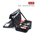 [Small size Black] 3 layers + shoulder strap + trolley cover