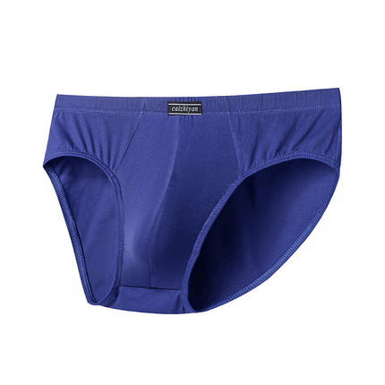 Carefully Selected Pure Cotton Men's Underwear Plus Size Briefs Breathable Sweat-Absorbent Middle-Aged and Elderly Cotton Briefs Men's Wholesale