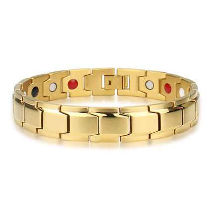 Temu Cross-Border Detachable Magnetic Bracelet European and American Fashion Unisex Couple Magnetic Bracelet Adjustable Watch Chain
