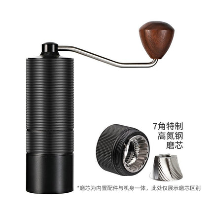 Cross-border hand grinder external adjustment coffee bean grinder stainless steel hand grinder seven star ghost tooth hand punch coffee machine