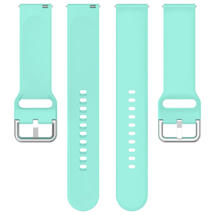 Suitable for Xplora X6 Play Children's Watch Silicone Strap Sports Wristband 20mm Silver Buckle