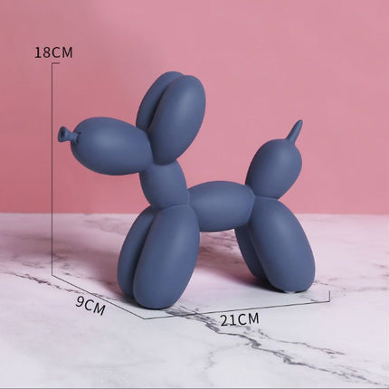 Nordic Light Luxury Blow Dog Ornaments Modern Creative Simple Living Room Desktop TV Cabinet Home Entrance Decorations
