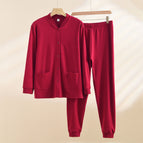 Maroon [top + pants = suit] / L【weight 45-55kg】
