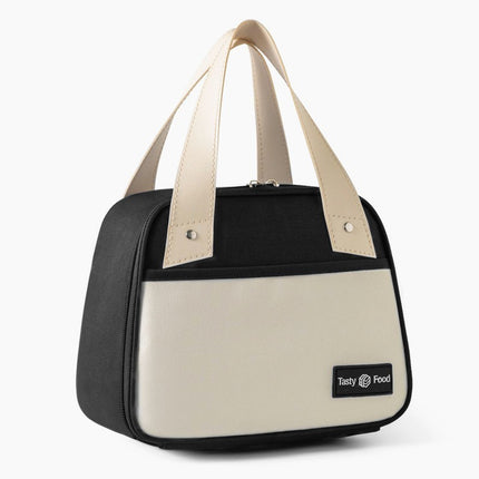 New Trapezoidal Insulated Bag, Thickened Aluminum Foil Lunch Box, Portable Ice Bag, Lunch Bag for Office Workers, Front-Opening Meal Bag