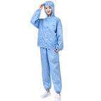 [Blue] hooded split suit / S