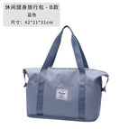 Haze blue three-slip pocket + bottom expansion + wet and dry separation
