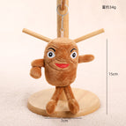 Size as shown in color / Short wooden stick man pendant - about 15cm/34g