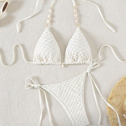 2025 Amazon Europe and the United States new fashion high-end sexy bikini bikini two-piece split swimsuit cross-border