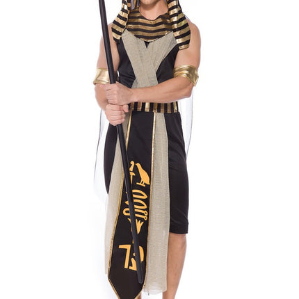 Halloween Adult Egyptian Pharaoh King Cleopatra Showsuit Couple Drama Play Performance
