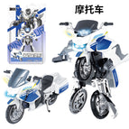 Alloy transformed motorcycle
