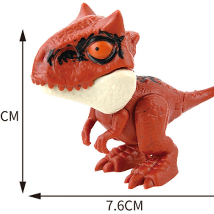 Cross-border Hot Finger-biting Dinosaur Toy Finger-biting Dinosaur Pterosaur Model Joint Movable Mini Dinosaur Gashapon Machine