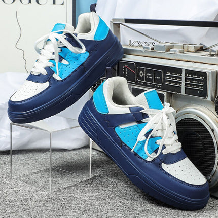 Korean-style Trendy Thick-soled Skate Shoes for Couple Casual sneaker Fashion All-match Outdoor Fashionable Soft-soled Comfortable School Shoes