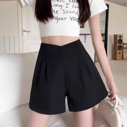 Shorts Women's Spring 2024 New plus size Pear-shaped Figure Pants High Waist Casual chubby girl Slimming Loose Pants