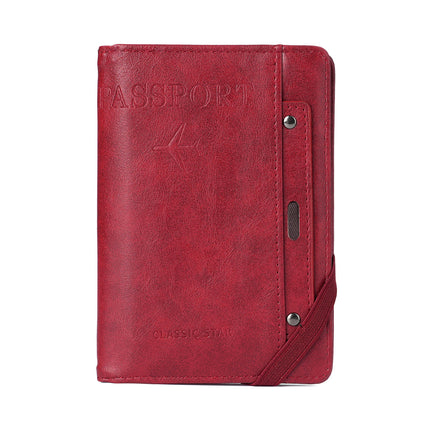 2025 New Storage Vaccine Card Holder Id Pu Passport Multifunctional Protective Cover Overseas Travel Passport Bag Wholesale