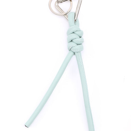 New triangle key chain PU hand-woven diamond key ring bag pendant key chain