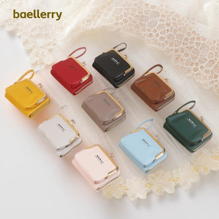 Baellerry New Women's Coin Purse Japanese Style Lychee Pattern Zipper Organ Mini Small Bag Wholesale Card Holder