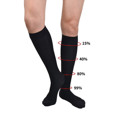 Secondary Pressure Ultra-Thin Mid-Tube Pressure Socks Varicose Compression Breathable Nurse Elastic Socks German Merz Machine Socks