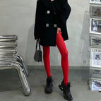 Bright red / 40-70kg 100d free size