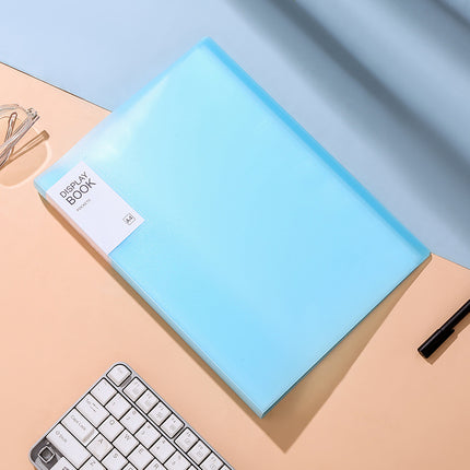Candy-Colored Document Folder A4 Test Paper Collection Pregnancy Check-Up Storage Folder Transparent Insert Folder Wholesale in Stock