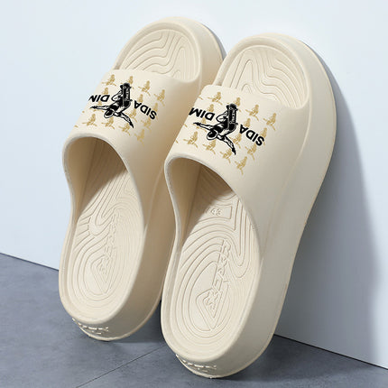 2025 New Men's Slippers, Men's Outdoor Wear-Resistant Summer Outdoor Wear Indoor Dormitory Thick-Soled Big Boys' Sandals