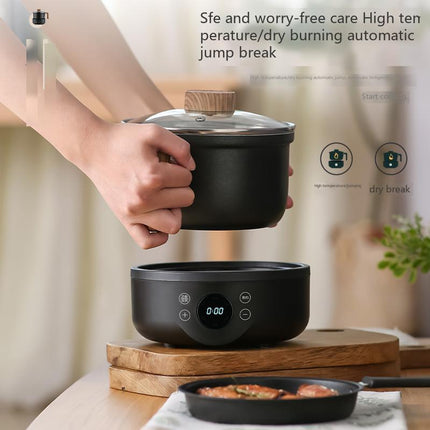 Cross-border 110V/220V English packaging household full-automatic multifunctional split 1.8-liter electric cooking pot European, British and American regulations