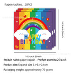 Tissue 20pcs-new rainbow