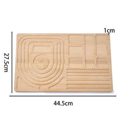 Solid Wood Bead Tray, Jewelry Bracelet Display Tray, Jewelry Design Tray, DIY Beading Tools, Bracelet Storage Tray