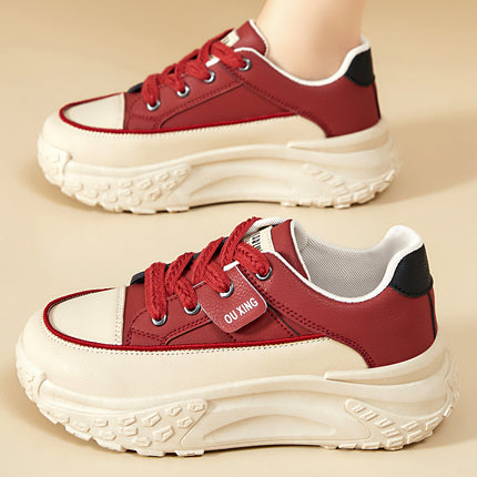 Women's Spring Shoes, Height-Increasing Shoes, Versatile Fashionable Canvas Shoes, Thick-Soled Shoes, Soft-Soled Comfortable Single Shoes, Trendy Casual Shoes