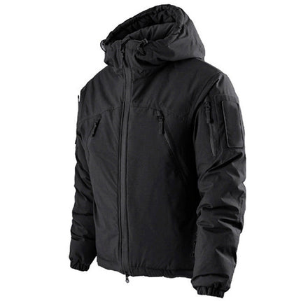 2.0 Tactical Cotton Jacket for Men, Thickened Winter Cotton Coat, Polar Cold-Proof Jacket, Outdoor Multi-Functional Camouflage
