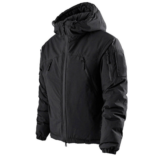 2.0 Tactical Cotton Jacket for Men, Thickened Winter Cotton Coat, Polar Cold-Proof Jacket, Outdoor Multi-Functional Camouflage