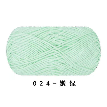 Ruyi Bird Four-Strand Combed Milk Cotton Wool Ball DIY Handmade Crochet Thin Thread Doll Wholesale Wool Ball