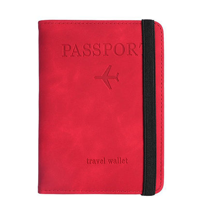 2025 Cross-border PU Leather Card Holder Passbook Holder Travelwallet Multi-function Certificate Bag Batch