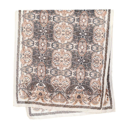 Spot European and American Fashion Women's Large Size Cotton and Linen Scarves Korean Fashion Spring and Summer Scarves Sun Protection Beach Towels Dropshipping