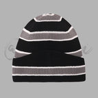 striped black gray