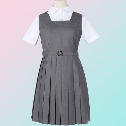 Jumpsuit Vest Dress Cos Chainsaw Man War Devil School Uniform Anime Cosplay Costume Female High School Jk Uniform Skirt