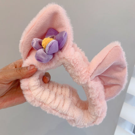 Cross-border Amazon Cartoon Funny Hair Band Animal Horn Cute Wash Face Hair Band Makeup Wide-brimmed Headband Hair Band