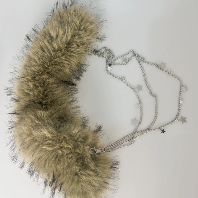 Rhinestone Mao Mao stitching belt shiny Mao Mao belt new Y2K all-match pin buckle corns hot girl belt