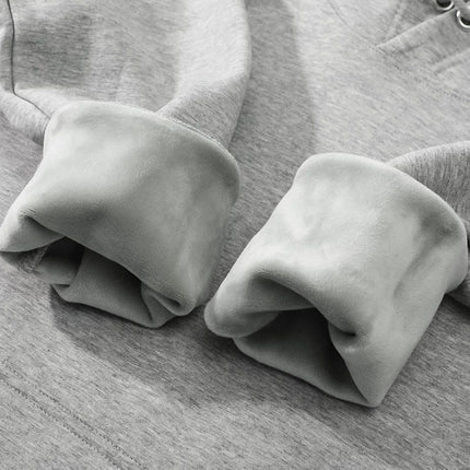 Hemp gray 600g heavy light flower gray Silver Fox velvet light gray men's and women's super soft hooded vests padded velvet