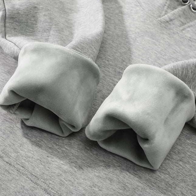 Hemp gray 600g heavy light flower gray Silver Fox velvet light gray men's and women's super soft hooded vests padded velvet