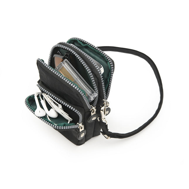 Factory Direct Mobile Phone Bag Women's Crossbody Bag Large Screen Mobile Phone Bag Coin Purse Hanging Neck Wrist Bag Running Vertical Mini