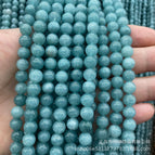 8mm (about 46) one / Aquamarine chalcedony