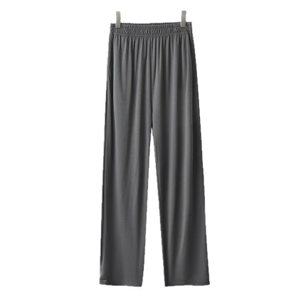 Solid Color Men's Pajama Pants Autumn Men's Pants Loose plus size Spring and Summer Thin Air Conditioning Home Pants Coconut Oil Yousse