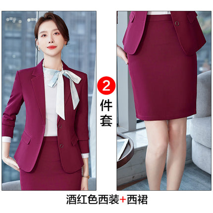 Suit suit Women's Spring 2024 New Advanced Sense Professional Manager Commuter Work Suit Temperament Work Clothes