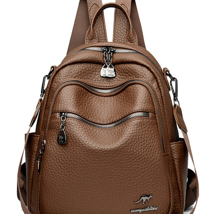 Backpack Women's Bag 2025 New Simple Fashion Large Capacity Women's Backpack Dual-purpose Commuter All-match Student Schoolbag