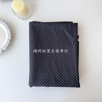 Cotton 21-Count Twill Digital Direct Printing Fabric Korean Polka Dot Small Clear Floral Cloth Pants Bag DIY