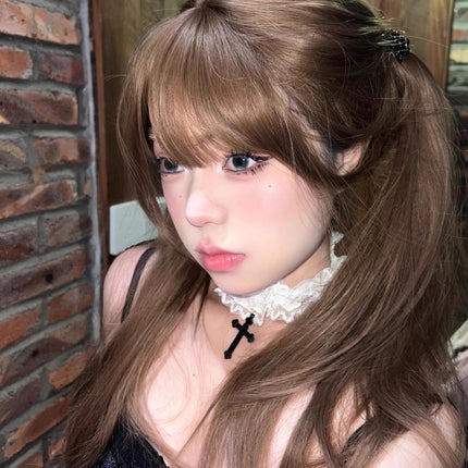 Cross Lace Collar Female Sweet Cool Spice Choker Neck Ring Neck Chain Sexy Neck Ring Neck Strap Clavicle Chain
