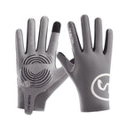 S model professional cycling long finger gray / M
