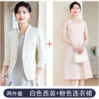White suit + 932 pink dress / S