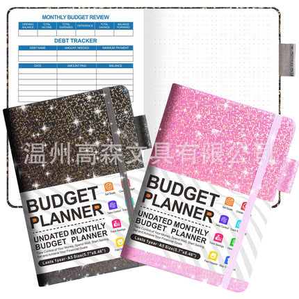 Cross-border Magic Cash Budget Notebook Monthly Plan Amazon Planner Week Plan English A5 Notepad