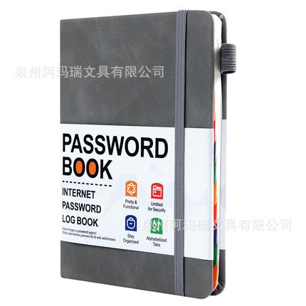 Amazon Cross-border Code Book English Address Book Phone Book in stock Strap b6 Notebook Subsite Record Book